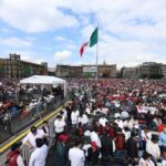 Sheinbaum cierra hoy en el Zócalo gira nacional de rendición de cuentas