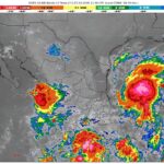 La tormenta tropical Isaias en el golfo de México ocasionará lluvias intensas en Yucatán y Campech